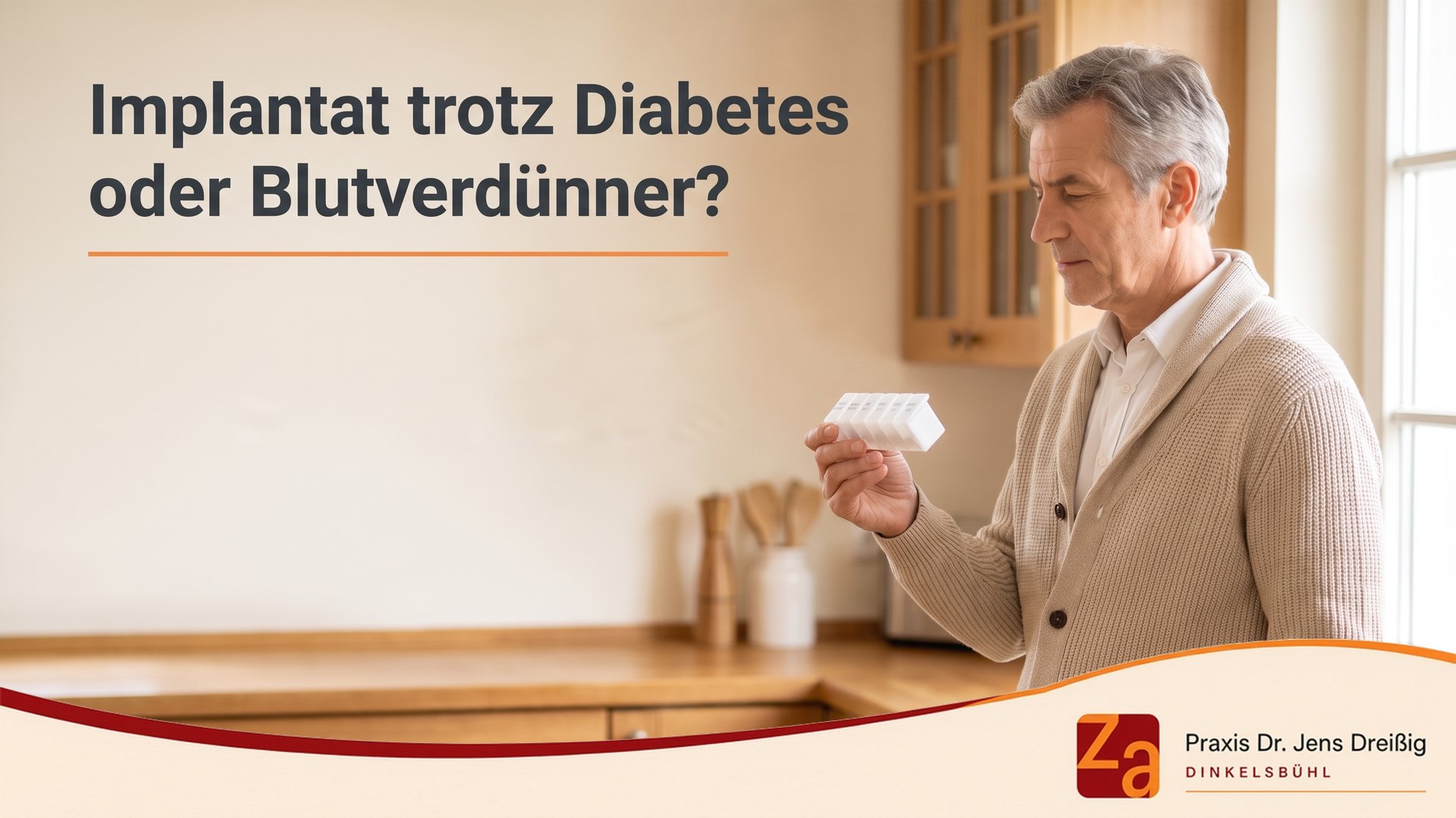 Implantat bei Diabetes, Osteoporose oder Blutverdünnern – geht das?