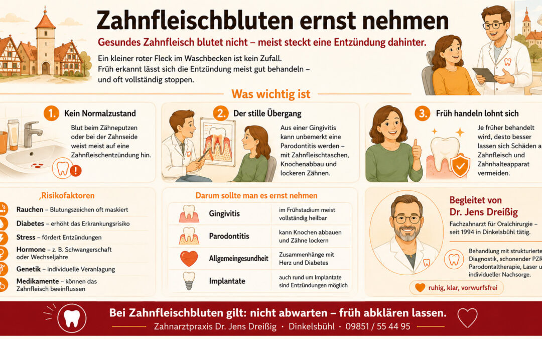 Zahnfleischbluten ernst nehmen: Was steckt dahinter?