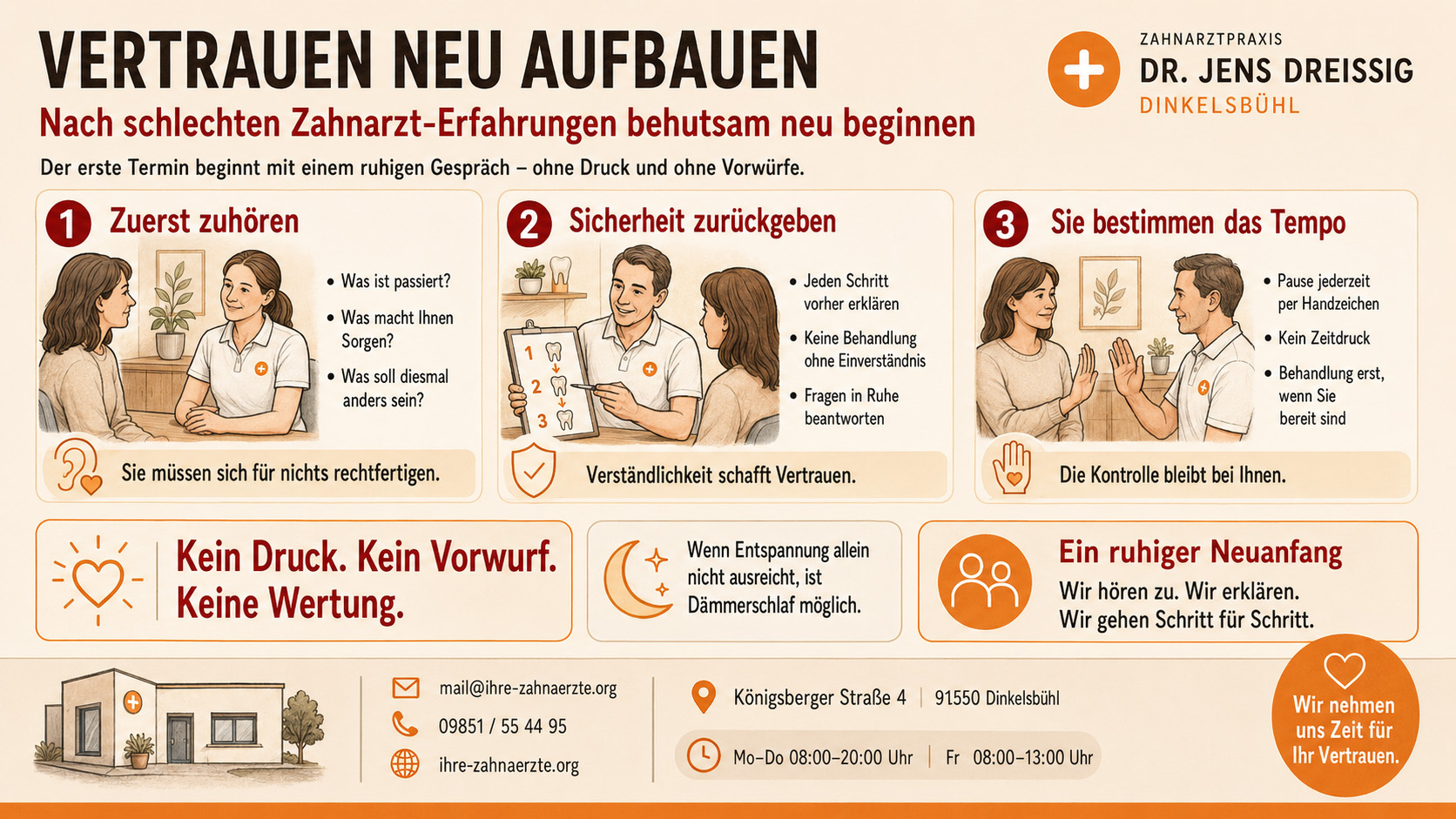Vertrauen neu aufbauen nach schlechten Erfahrungen